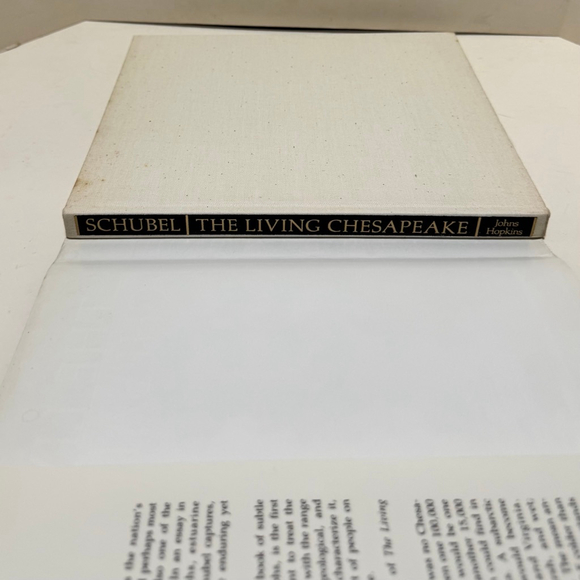 The Living Chesapeake by J.R. Shubel ( 1981, Hardcover, Dust Jacket, Signed) - Picture 4 of 10